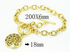 HY Wholesale Bracelets 316L Stainless Steel Jewelry Bracelets-HY91B0181OLX