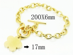 HY Wholesale Bracelets 316L Stainless Steel Jewelry Bracelets-HY91B0176OLT