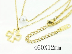 HY Wholesale Necklaces Stainless Steel 316L Jewelry Necklaces-HY56N0067HHC