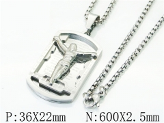 HY Wholesale Necklaces Stainless Steel 316L Jewelry Necklaces-HY09N1291HJR