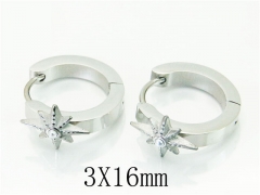 HY Wholesale Earrings 316L Stainless Steel Earrings-HY06E0329PE