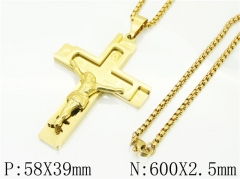 HY Wholesale Necklaces Stainless Steel 316L Jewelry Necklaces-HY09N1316HMR