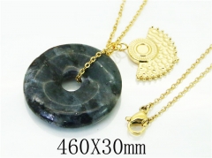 HY Wholesale Necklaces Stainless Steel 316L Jewelry Necklaces-HY92N0379HLT