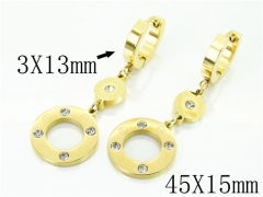 HY Wholesale Earrings 316L Stainless Steel Earrings-HY32E0217OE