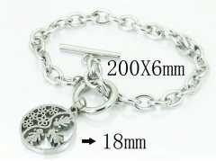 HY Wholesale Bracelets 316L Stainless Steel Jewelry Bracelets-HY91B0163NLY