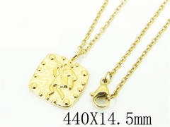 HY Wholesale Necklaces Stainless Steel 316L Jewelry Necklaces-HY92N0408PF