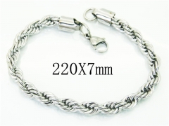 HY Wholesale Bracelets 316L Stainless Steel Jewelry Bracelets-HY40B1282KS