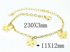 HY Wholesale Bracelets 316L Stainless Steel Jewelry Bracelets-HY91B0279PU