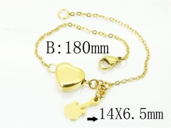 HY Wholesale Bracelets 316L Stainless Steel Jewelry Bracelets-HY91B0136OR