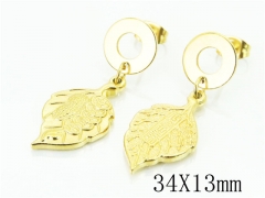 HY Wholesale Earrings 316L Stainless Steel Earrings-HY91E0367MA