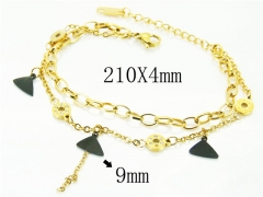 HY Wholesale Bracelets 316L Stainless Steel Jewelry Bracelets-HY80B1371OZ