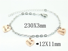 HY Wholesale Bracelets 316L Stainless Steel Jewelry Bracelets-HY91B0300OLW