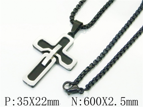 HY Wholesale Necklaces Stainless Steel 316L Jewelry Necklaces-HY09N1340HIX