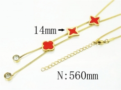 HY Wholesale Necklaces Stainless Steel 316L Jewelry Necklaces-HY34N0006NLR