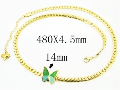 HY Wholesale Necklaces Stainless Steel 316L Jewelry Necklaces-HY09N1285HJE