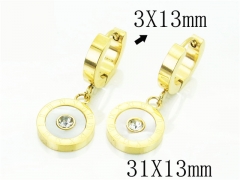 HY Wholesale Earrings 316L Stainless Steel Earrings-HY32E0211NS