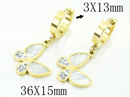 HY Wholesale Earrings 316L Stainless Steel Earrings-HY32E0206NL