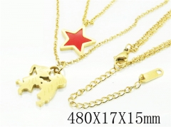 HY Wholesale Necklaces Stainless Steel 316L Jewelry Necklaces-HY80N0576ML
