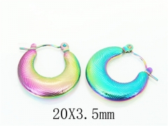 HY Wholesale Earrings 316L Stainless Steel Earrings-HY70E0874LY