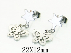 HY Wholesale Earrings 316L Stainless Steel Earrings-HY91E0381LQ