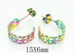 HY Wholesale Earrings 316L Stainless Steel Earrings-HY70E0914LS