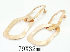 HY Wholesale Earrings 316L Stainless Steel Earrings-HY64E0475OZ