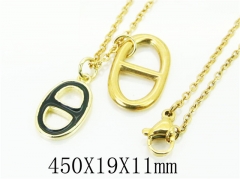 HY Wholesale Necklaces Stainless Steel 316L Jewelry Necklaces-HY21N0114HIF