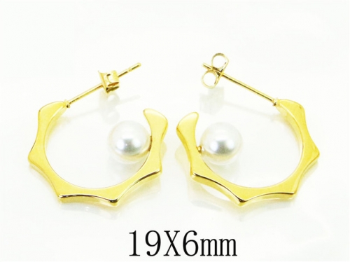 HY Wholesale Earrings 316L Stainless Steel Earrings-HY06E0326OL