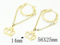 HY Wholesale Earrings 316L Stainless Steel Earrings-HY89E0515JLT