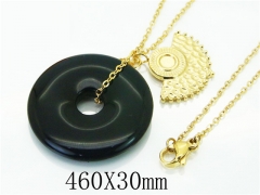 HY Wholesale Necklaces Stainless Steel 316L Jewelry Necklaces-HY92N0374HLR