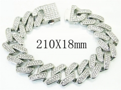 HY Wholesale Bracelets 316L Stainless Steel Jewelry Bracelets-HY13B0011LJC