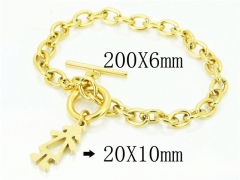 HY Wholesale Bracelets 316L Stainless Steel Jewelry Bracelets-HY91B0173OLW
