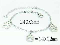 HY Wholesale Bracelets 316L Stainless Steel Jewelry Bracelets-HY91B0227NLW