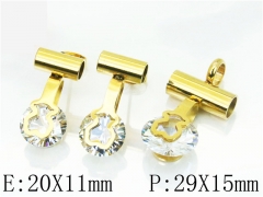 HY Wholesale Jewelry 316L Stainless Steel Earrings Necklace Jewelry Set-HY64S1292HJD