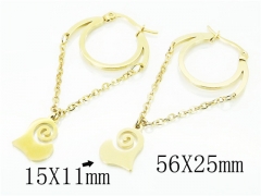 HY Wholesale Earrings 316L Stainless Steel Earrings-HY89E0512JLZ
