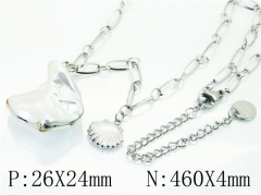 HY Wholesale Necklaces Stainless Steel 316L Jewelry Necklaces-HY56N0072HME