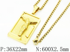 HY Wholesale Necklaces Stainless Steel 316L Jewelry Necklaces-HY09N1298HME