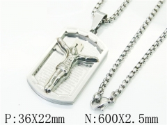 HY Wholesale Necklaces Stainless Steel 316L Jewelry Necklaces-HY09N1303HJS