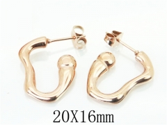 HY Wholesale Earrings 316L Stainless Steel Earrings-HY70E0806LA