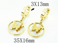 HY Wholesale Earrings 316L Stainless Steel Earrings-HY32E0205PR