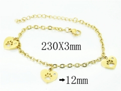 HY Wholesale Bracelets 316L Stainless Steel Jewelry Bracelets-HY91B0263HEL
