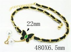 HY Wholesale Necklaces Stainless Steel 316L Jewelry Necklaces-HY32N0644HJW