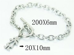 HY Wholesale Bracelets 316L Stainless Steel Jewelry Bracelets-HY91B0156NLQ