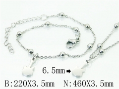 HY Wholesale Stainless Steel 316L Necklaces Bracelets Sets-HY91S1237HSS