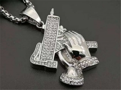 HY Wholesale Jewelry Pendant Stainless Steel Pendant (not includ chain)-HY0140P796