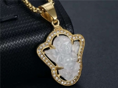 HY Wholesale Jewelry Pendant Stainless Steel Pendant (not includ chain)-HY0140P599