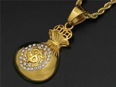 HY Wholesale Jewelry Pendant Stainless Steel Pendant (not includ chain)-HY0140P525