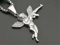 HY Wholesale Jewelry Pendant Stainless Steel Pendant (not includ chain)-HY0140P994