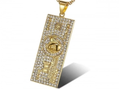 HY Wholesale Jewelry Pendant Stainless Steel Pendant (not includ chain)-HY0140P830