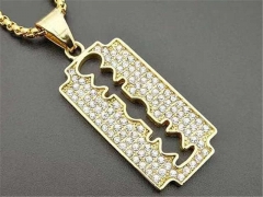 HY Wholesale Jewelry Pendant Stainless Steel Pendant (not includ chain)-HY0140P038